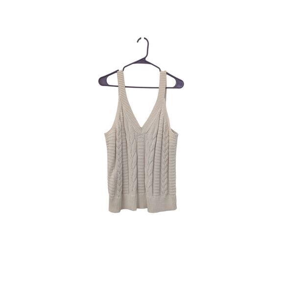 Banana Republic Sleeveless Knit Sweater Top Size Large - Picture 1 of 3